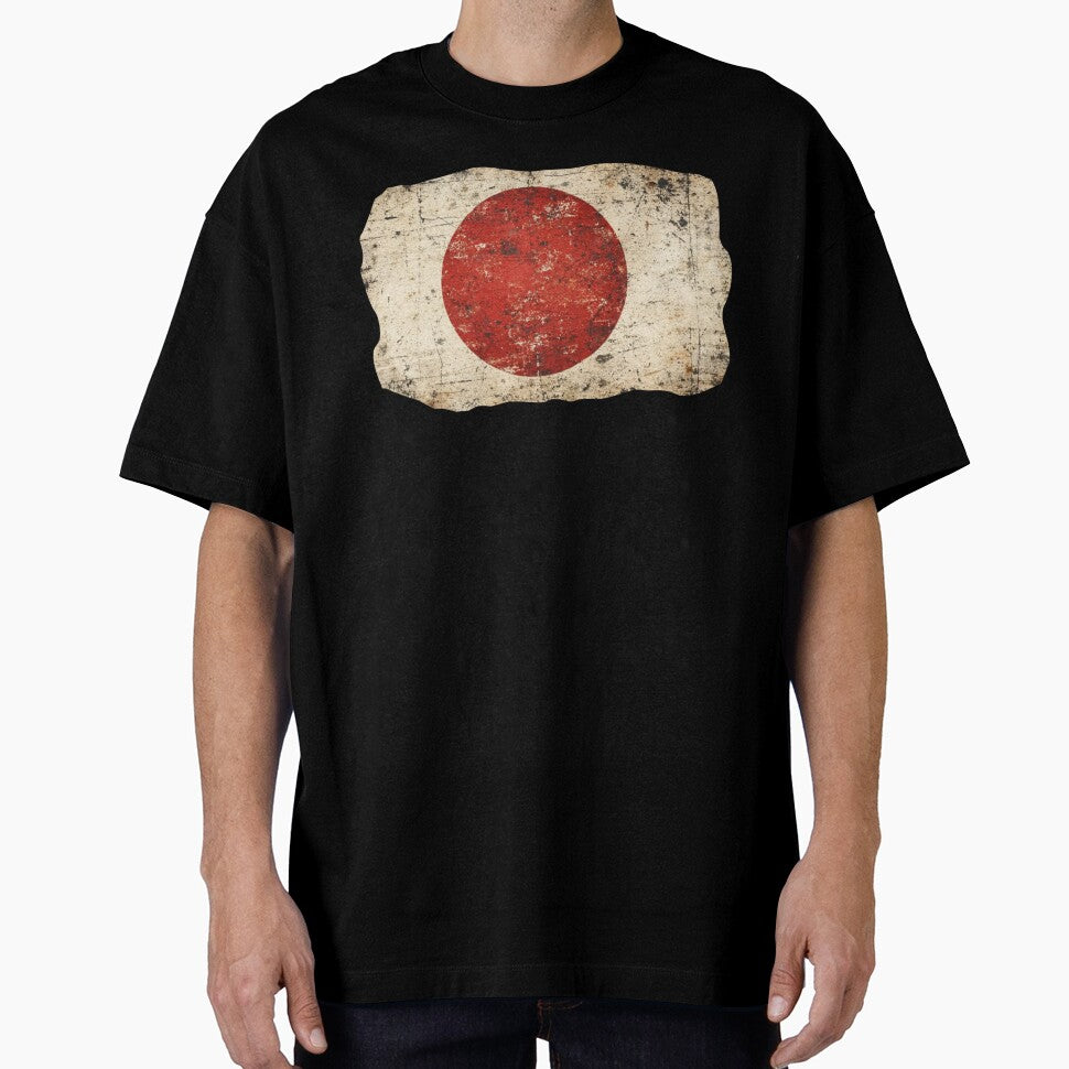 Vintage Distressed Japan Flag by Junior-Design