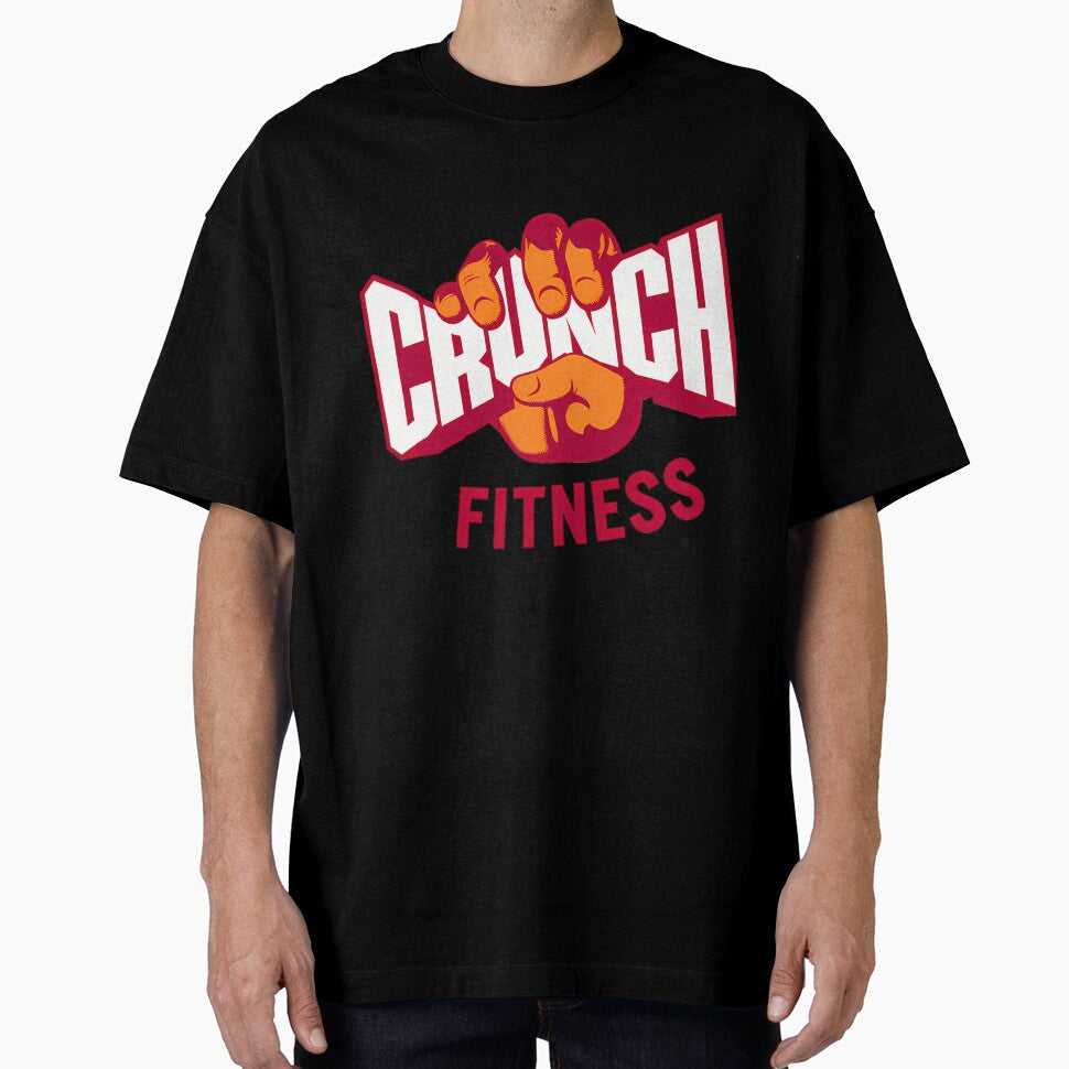 Attractive Crunch Fitness Logo by FlirtyDigital Unisex , , , Long Sleeve Tee
