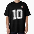 Number 10 Mexico Flag Football Fan by BernoNickel