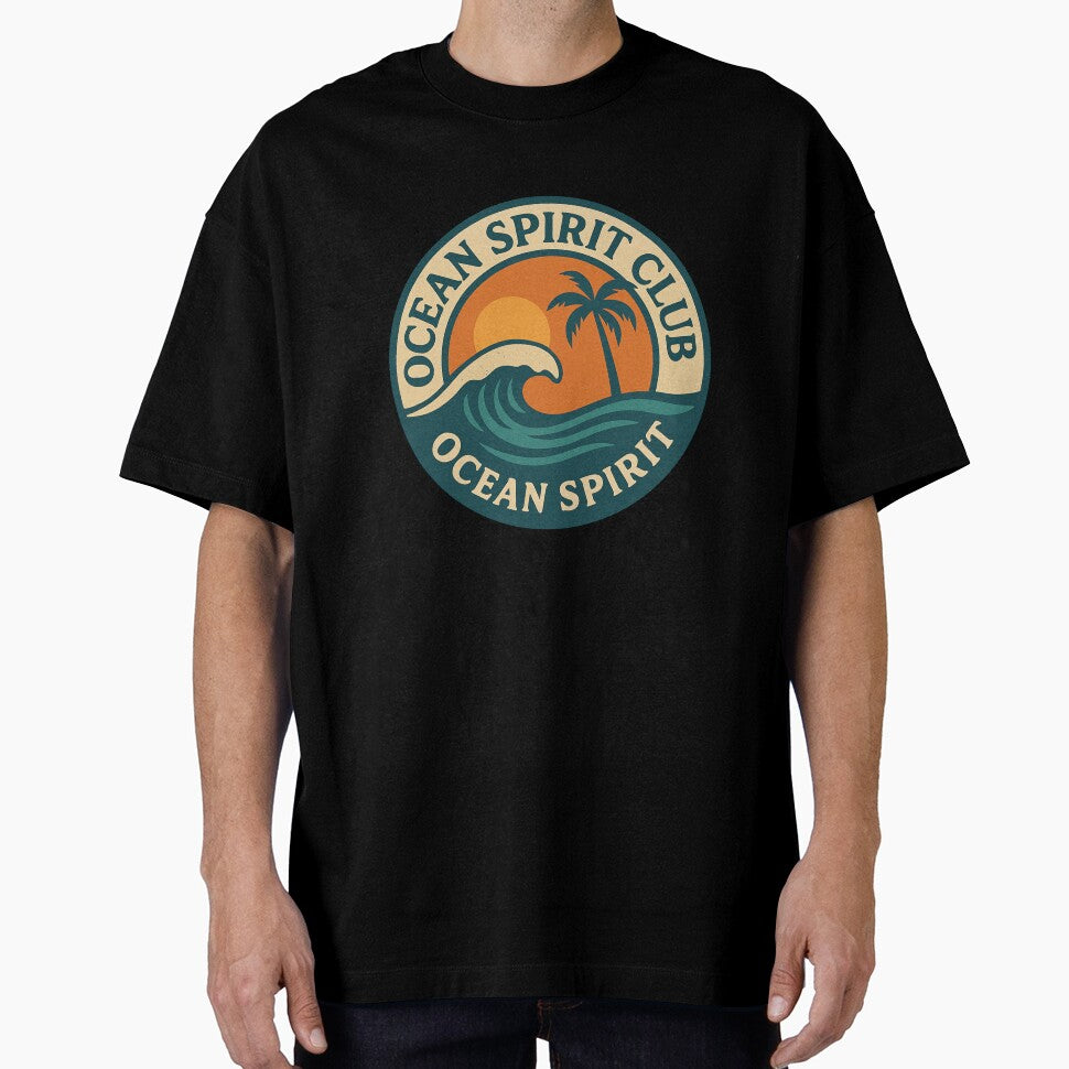 Ocean Spirit Club: Vintage Beach Badge by ju-jugno