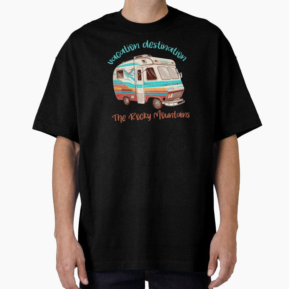 Vacation Destination The Rocky Mountains T-Shirt by MarqisStudio