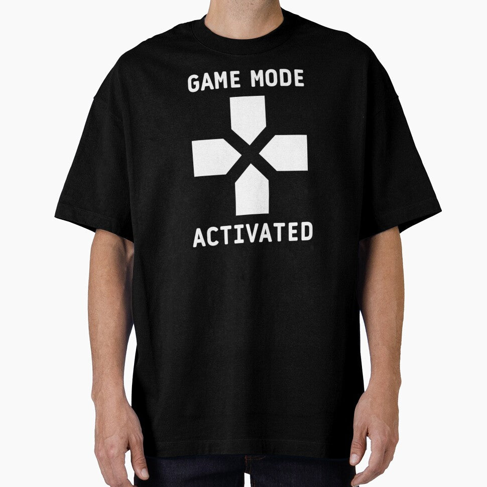 Game mode activated - text based design and icon - gifts for a people who love plays video games by Nemesiscrowd
