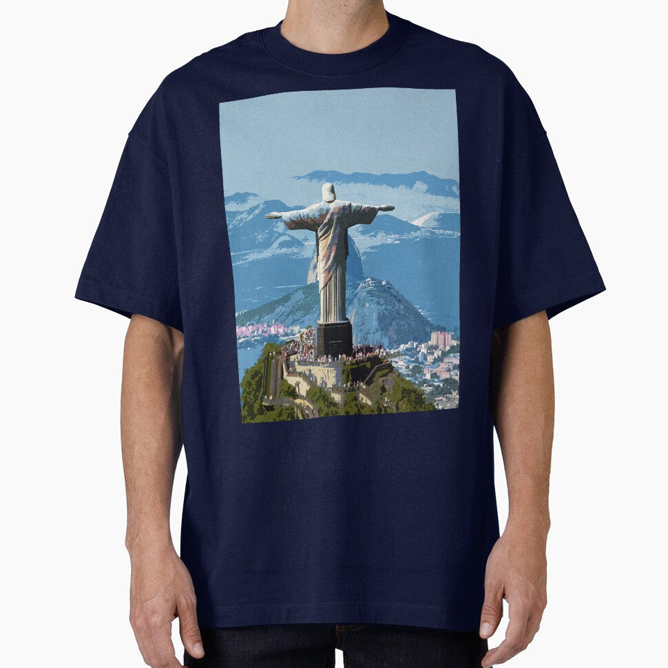 Travel Posters_Visit Rio de Janeiro_Bazil. by FanitsaArt Unisex , , , Long Sleeve Tee