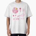 Pink Retro Tennis Sticker Pack by The-Goods