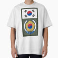 South Korea Flag and Coat of arms by adamst555 Unisex , , , Long Sleeve Tee