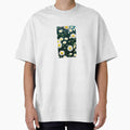 Daisy flower artwork by GroovyDino Unisex , , , Long Sleeve Tee