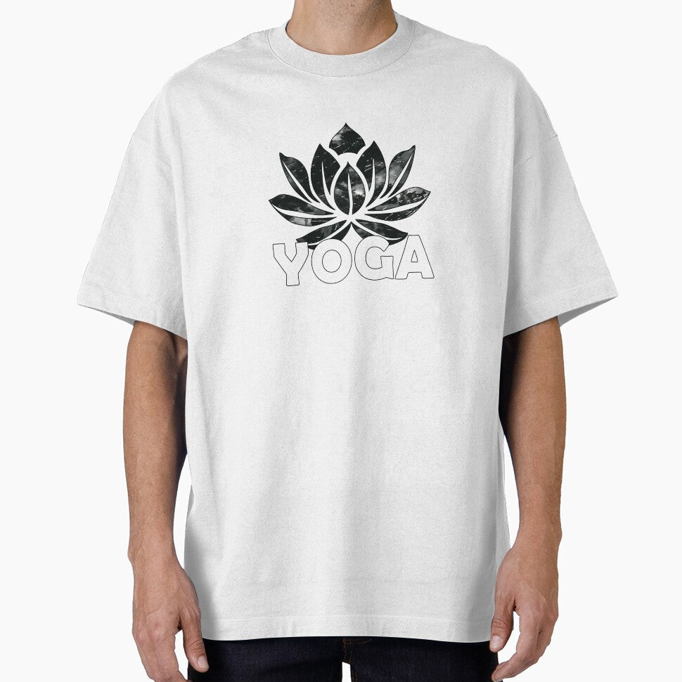 Yoga Lotus Storm by Lichtisign Unisex , , , Long Sleeve Tee