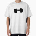 Work Hard Play Hard — Gym Dumbbell Fitness Motivation by chubbipop Unisex , , , Long Sleeve Tee