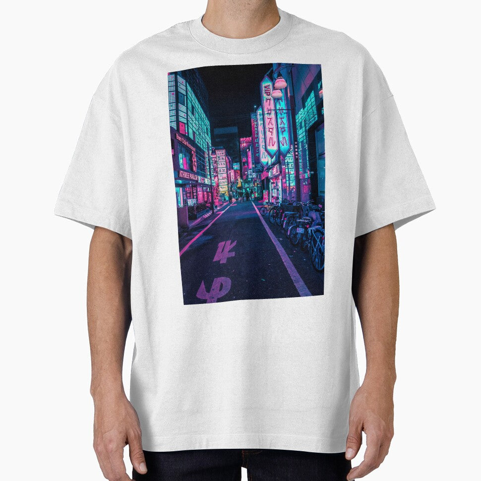 Tokyo - A Neon Wonderland by Neondreamscapes Unisex , , , Long Sleeve Tee