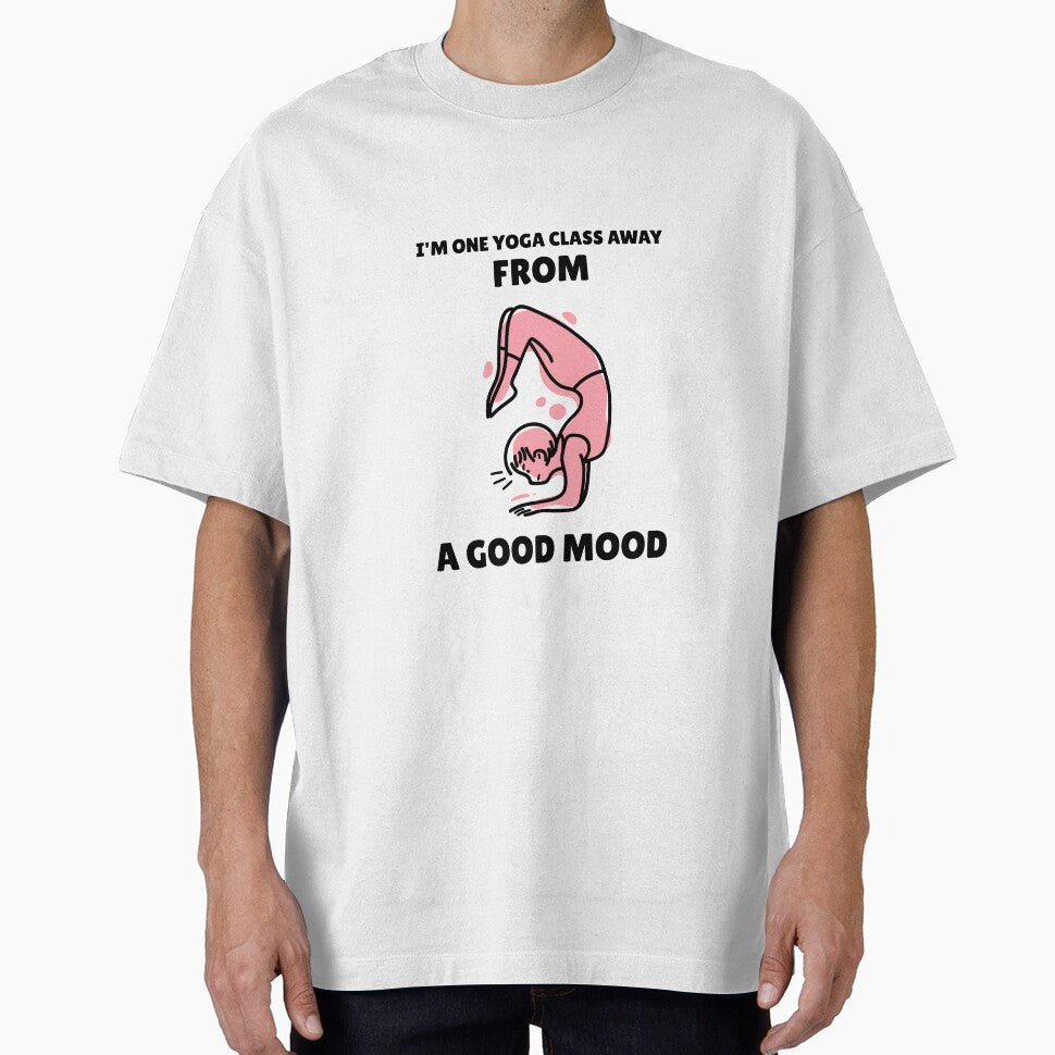 I'm One Yoga Class Away From a Good Mood by RiseandShineTee Unisex , , , Long Sleeve Tee