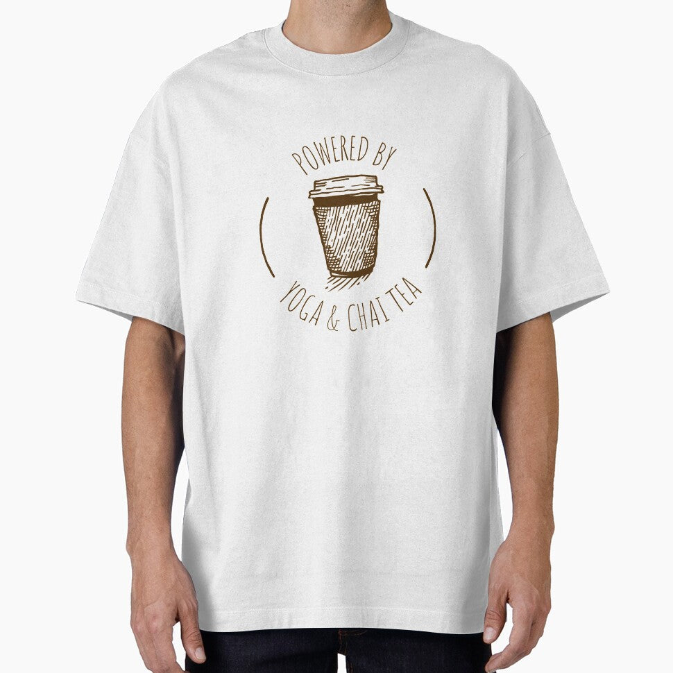 Powered By Yoga And Chai Tea by RiseandShineTee Unisex , , , Long Sleeve Tee