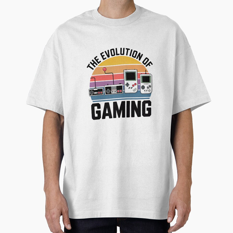 The Evolution of Retro Gaming by Klamottenlabor Unisex , , , Long Sleeve Tee