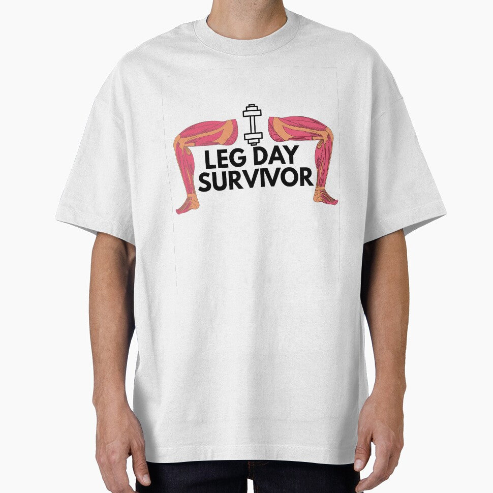 LEG DAY SURVIVOR by J225Designs Unisex , , , Long Sleeve Tee
