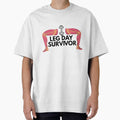 LEG DAY SURVIVOR by J225Designs Unisex , , , Long Sleeve Tee