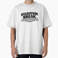 Hydration Break In Progress Soccer Funny Match Day Fan Graphic by MimsTees