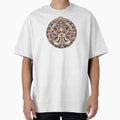 Mandala with woman in lotus position by Ganeshirt Unisex , , , Long Sleeve Tee