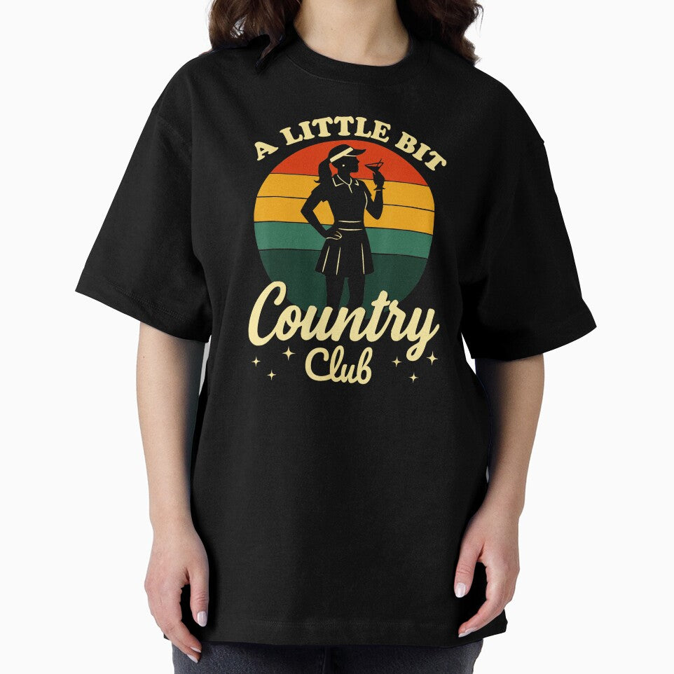 A Little Bit Country Club Golf Tennis Vintage Lifestyle by WayTBeenkenArt
