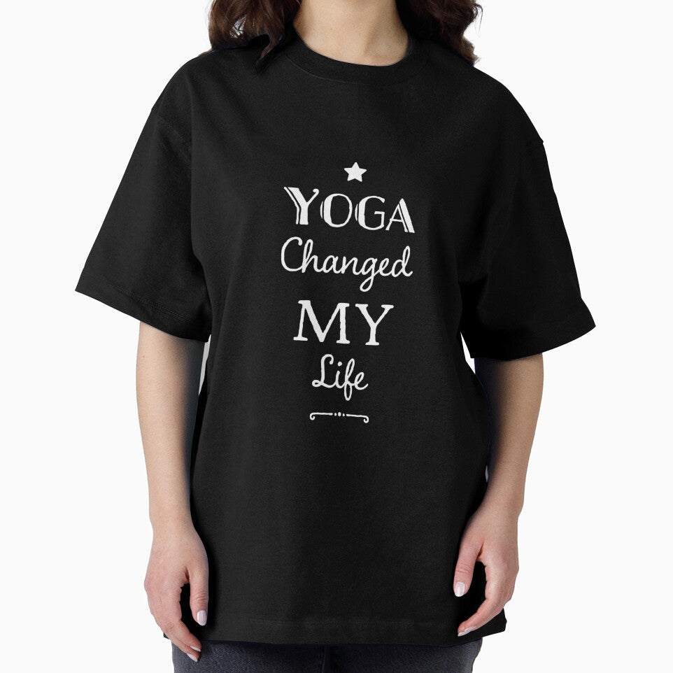 Yoga Changed My Life by RiseandShineTee Unisex , , , Long Sleeve Tee