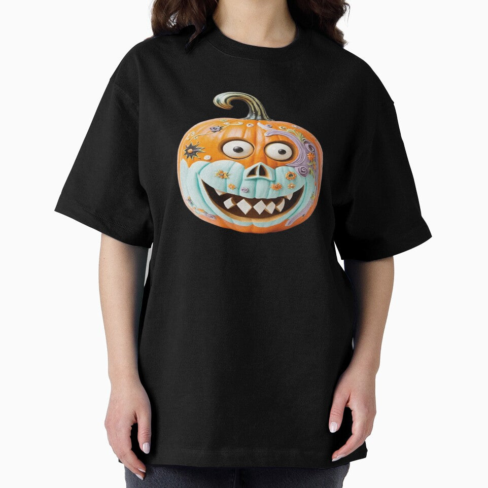 Funny laughing Halloween pumpkin. by DaliaSabryTee