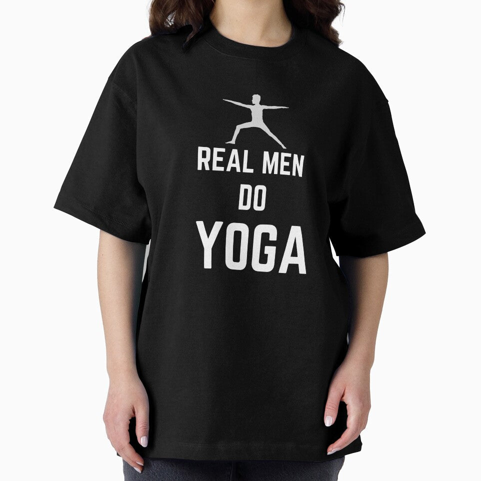 Real Men Do Yoga by FernwehTrail Unisex , , , Long Sleeve Tee