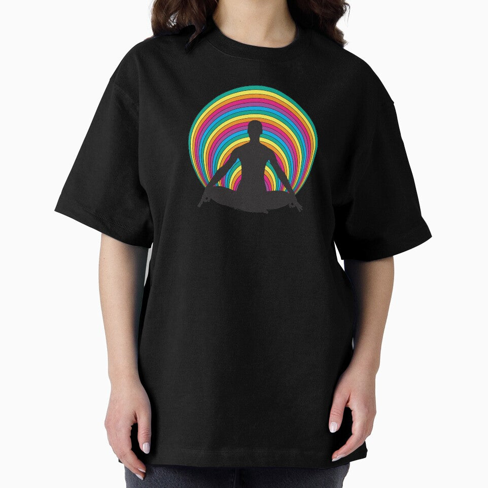 Yoga, meditation, peace, calm, relax, rainbow by Pascally