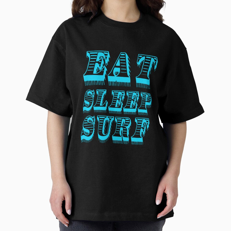 Eat Sleep Surfing by saulmedia Unisex , , , Long Sleeve Tee