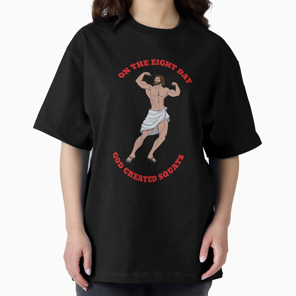 On The Eight Day God Created Squats by PucksPlace Unisex , , , Long Sleeve Tee