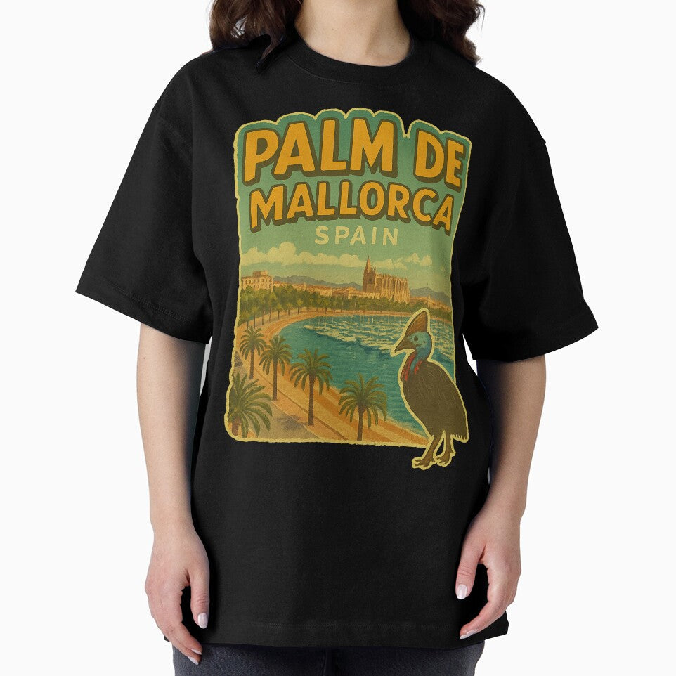 Palma Spain Travel Art by yunamaliskova Unisex , , , Long Sleeve Tee