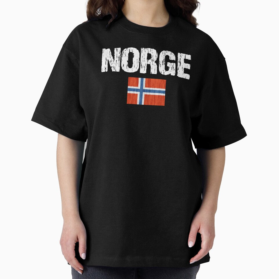 Norge Norway Flag Distressed by Nirvanibex
