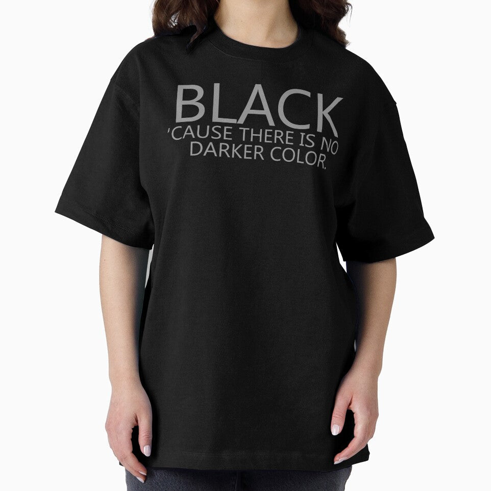 Black Color Quote by EddieBalevo Unisex , , , Long Sleeve Tee