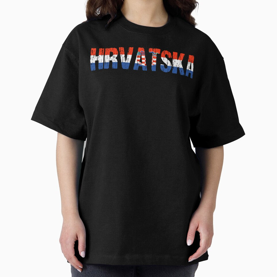 Hrvatska Croatia Distressed Flag by Nirvanibex