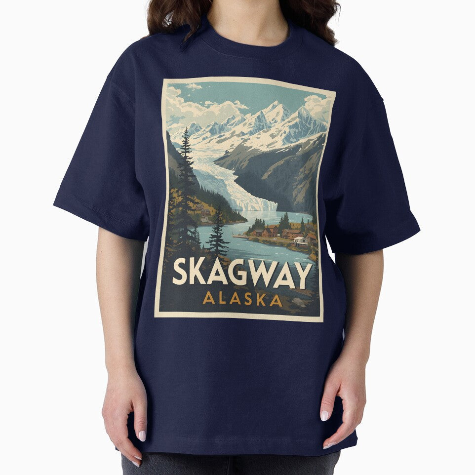 Skagway - Alaska by GoodOldVintage Unisex , , , Long Sleeve Tee