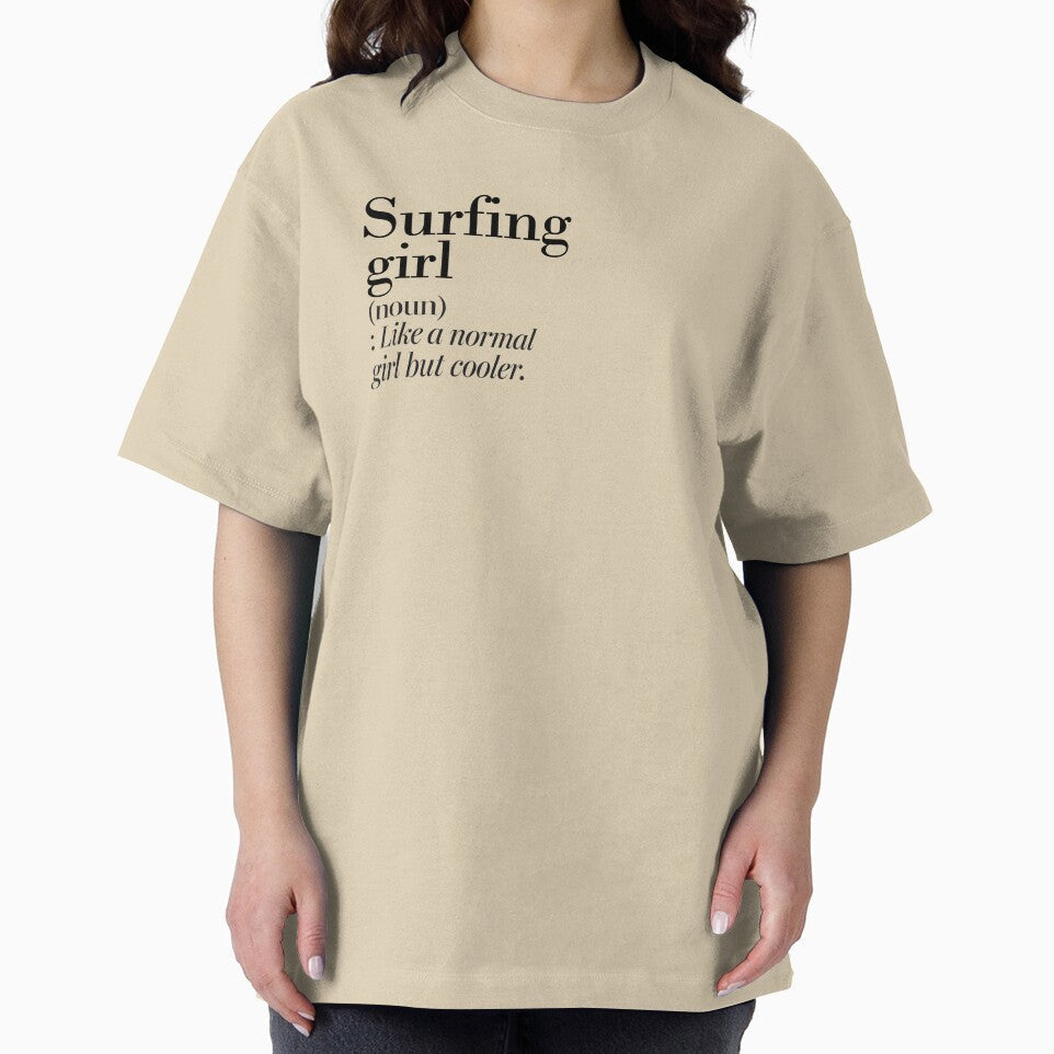 Surfing Girl Definition - Funny Surfing Lover by Watsonarts Unisex , , , Long Sleeve Tee