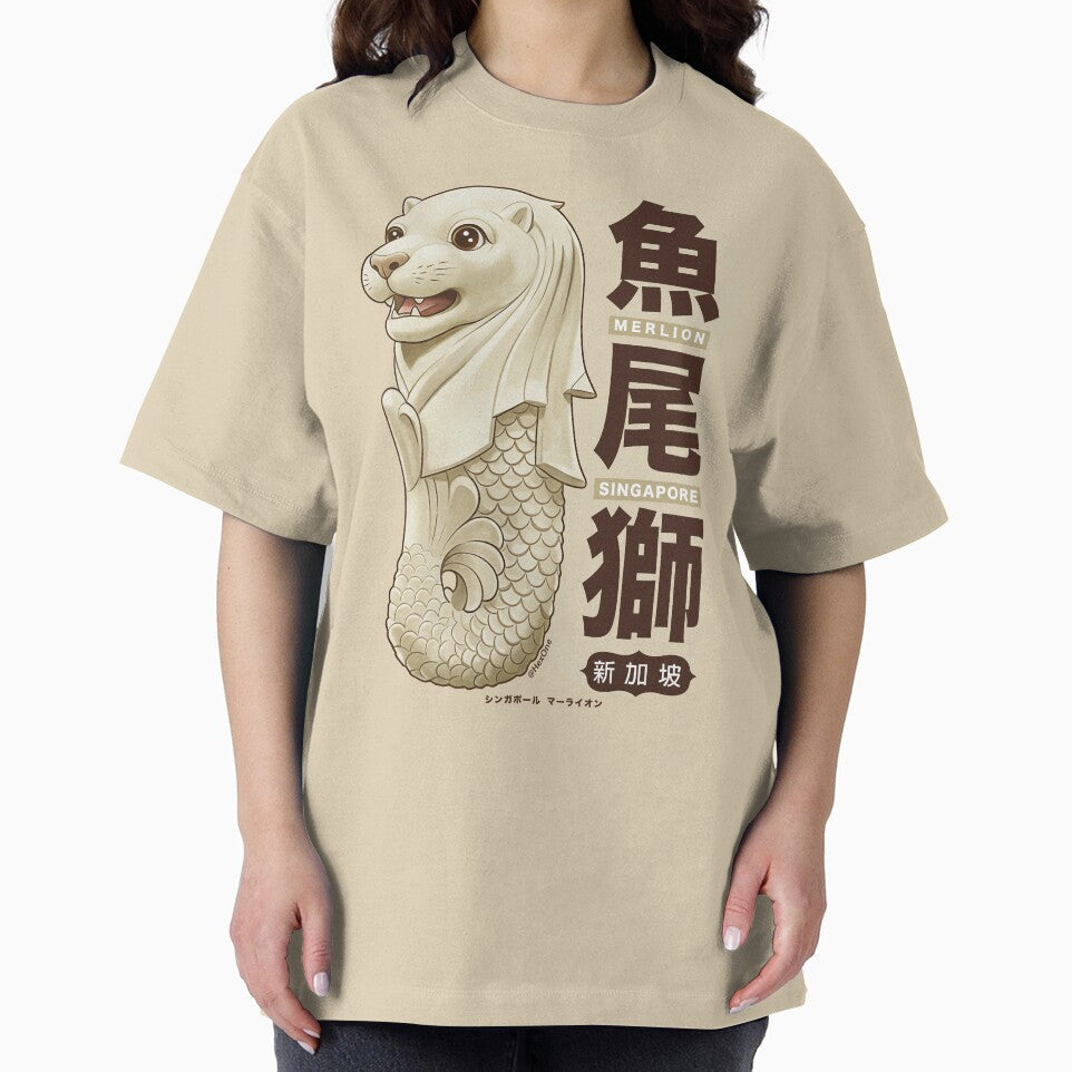 Whimsical Merlion by HexOne Unisex , , , Long Sleeve Tee