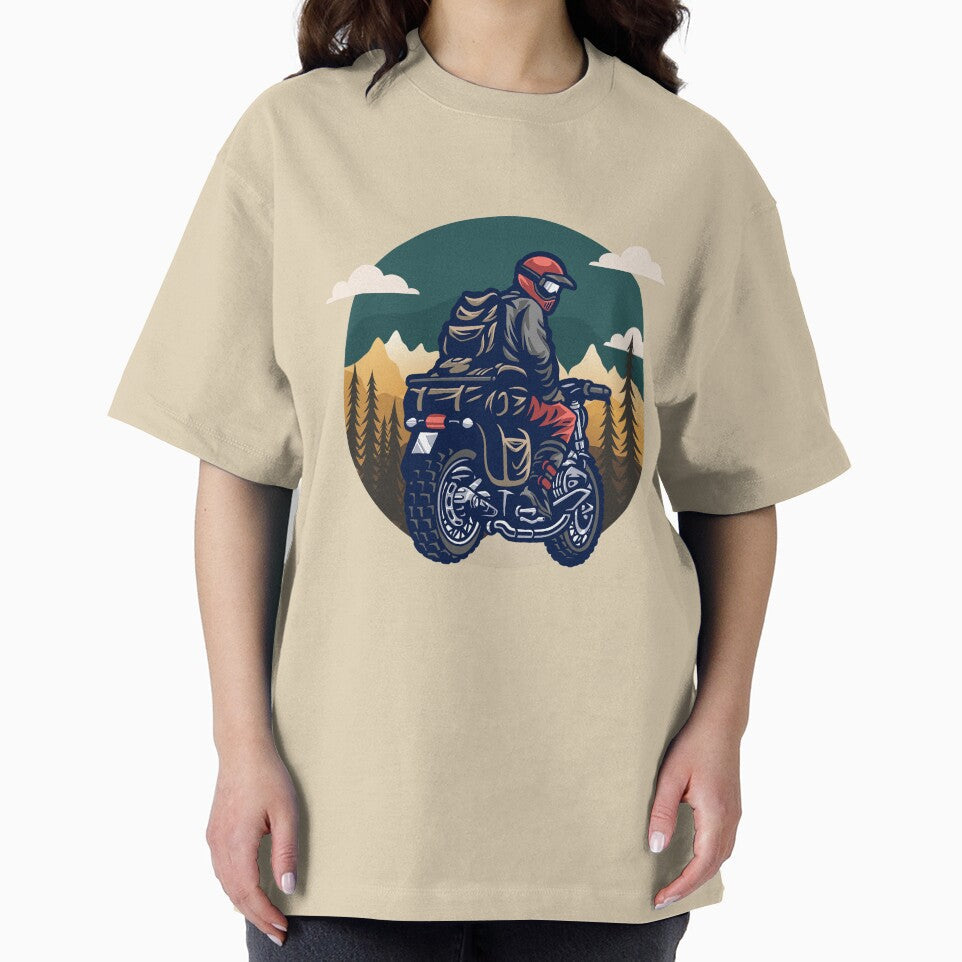 Mountain Motorcycle by goldcov Unisex , , , Long Sleeve Tee