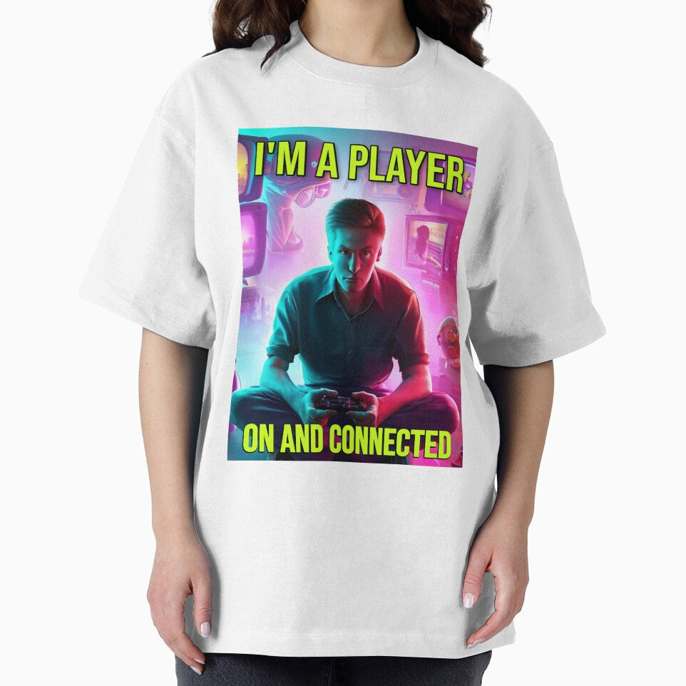 I'm Player - On and Connected by DonAscaneo Unisex , , , Long Sleeve Tee