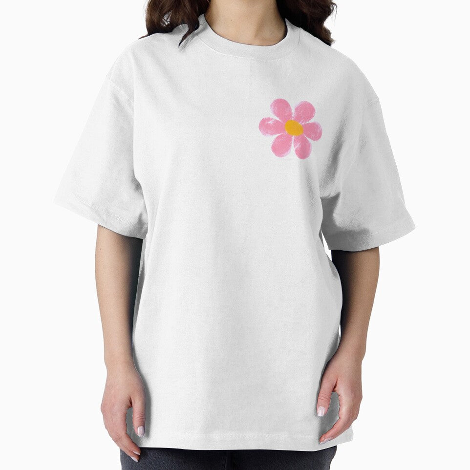 Pink Painted Flower Aesthetic by TVserious Unisex , , , Long Sleeve Tee