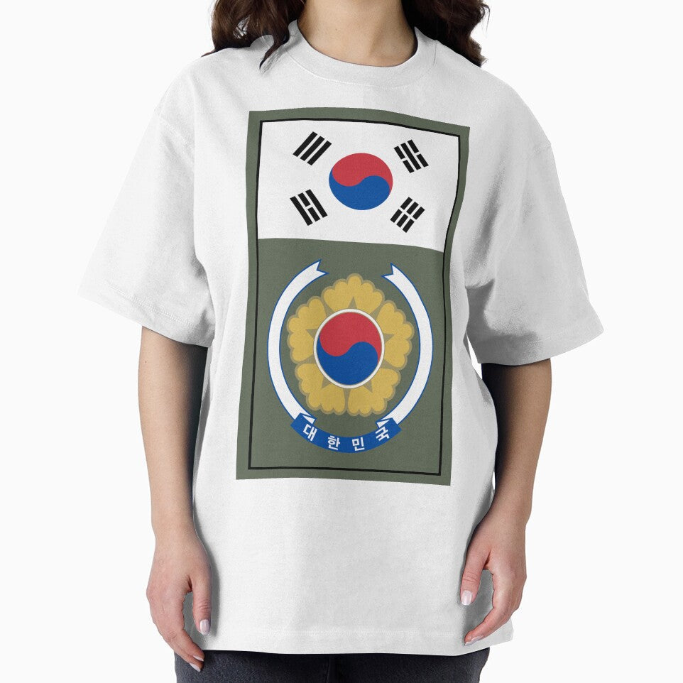 South Korea Flag and Coat of arms by adamst555 Unisex , , , Long Sleeve Tee