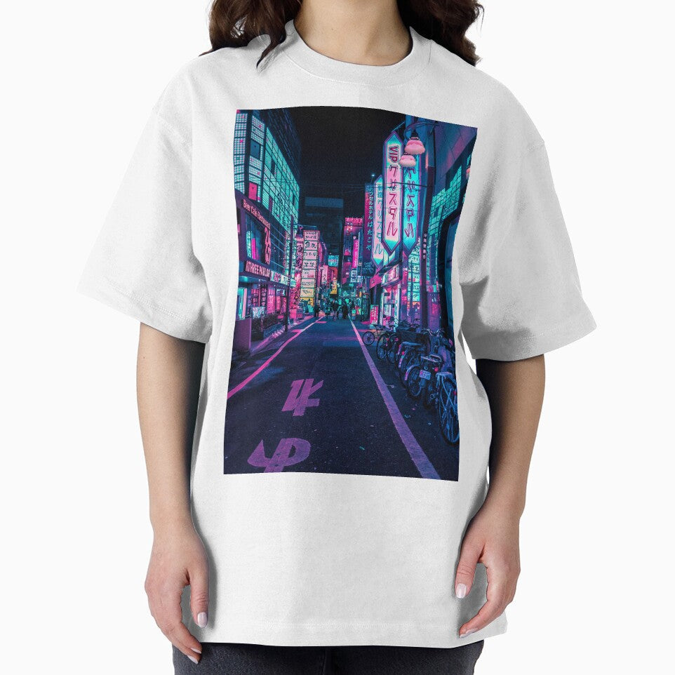 Tokyo - A Neon Wonderland by Neondreamscapes Unisex , , , Long Sleeve Tee