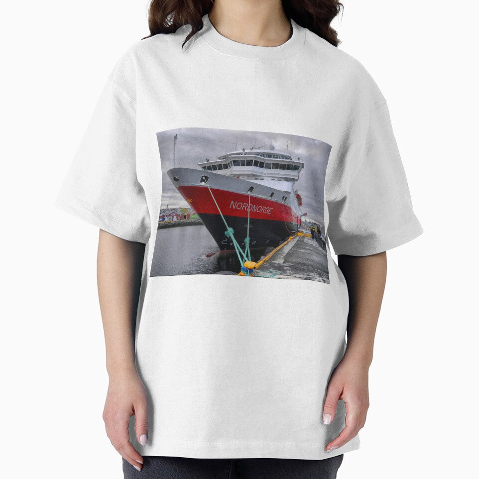 Moored at Trondheim by Larry Davis Unisex , , , Long Sleeve Tee