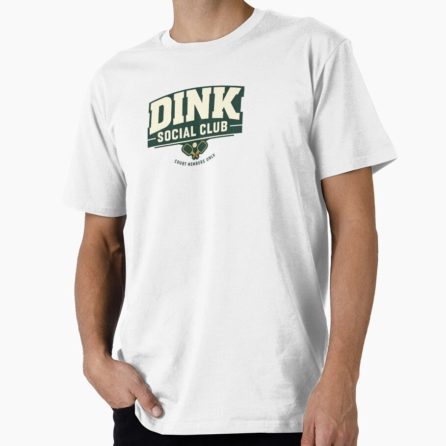 Dink Social Club Pickleball Shirt | Vintage Court Members Club Design by The Daily Goods