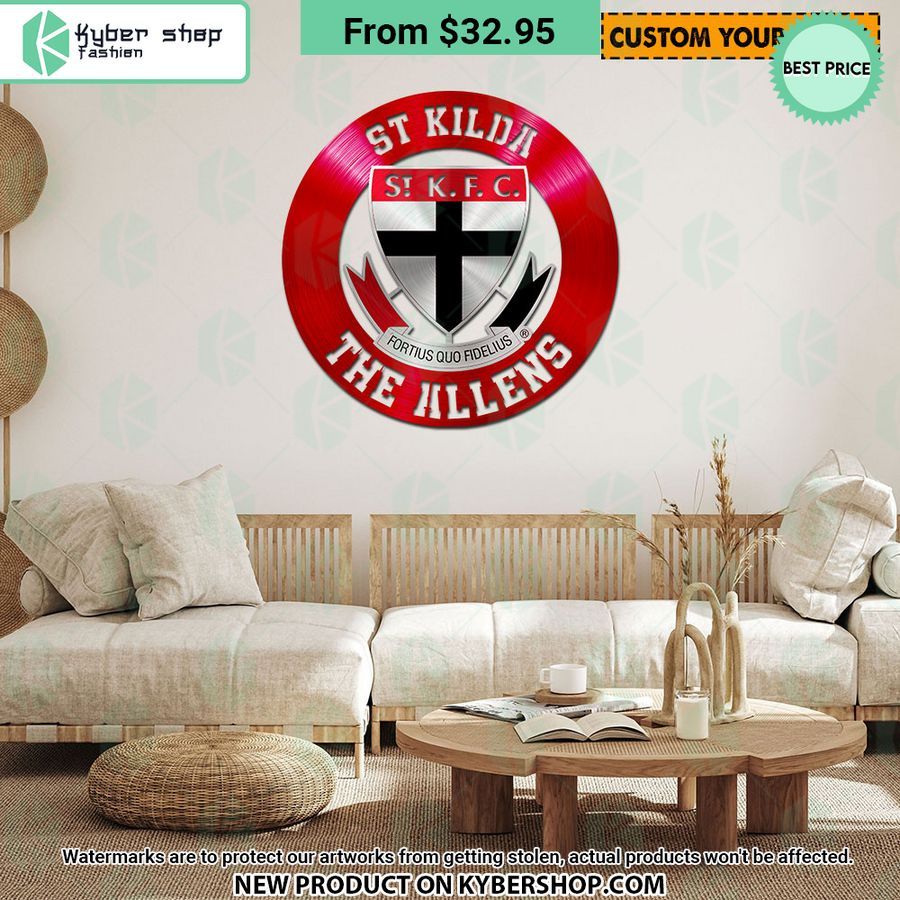 St Kilda CUSTOM Metal Sign