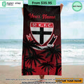 St Kilda FC CUSTOM Beach Towel