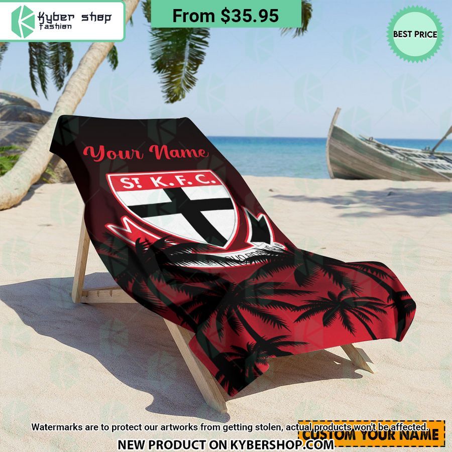 St Kilda FC CUSTOM Beach Towel