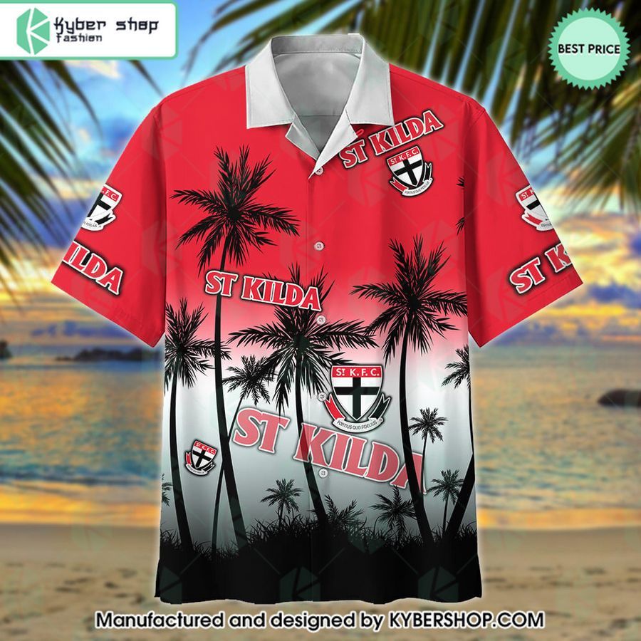St Kilda Football Club AFL Hawaiian Shirt