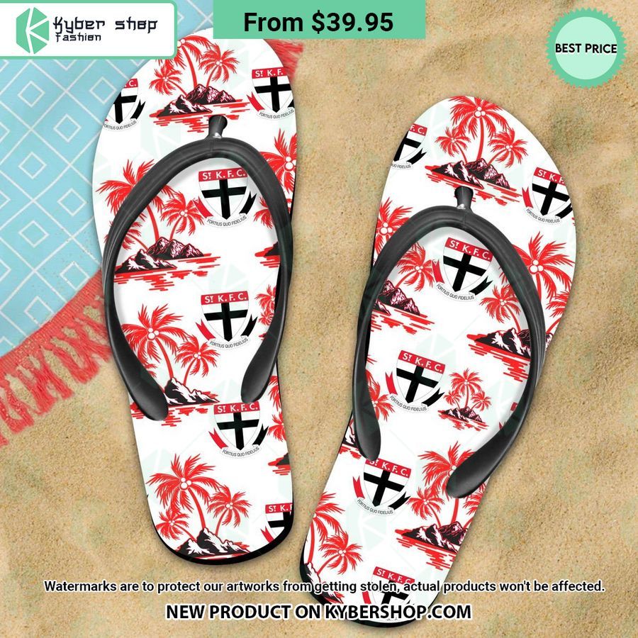 St Kilda Football Club Flip Flop