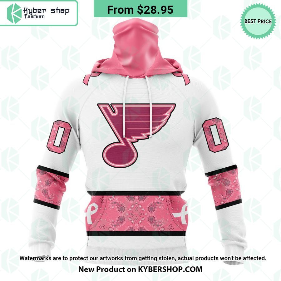 St. Louis Blues In October We Wear Pink Breast Cancer Shirt