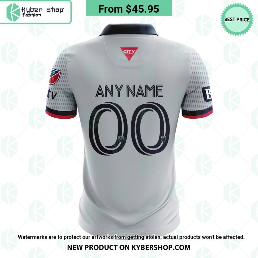 St. Louis City SC 2023 Away The Spirit MLS CUSTOM Polo Shirt