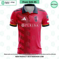 St. Louis City SC 2023 Home CITY Kit MLS CUSTOM Polo Shirt