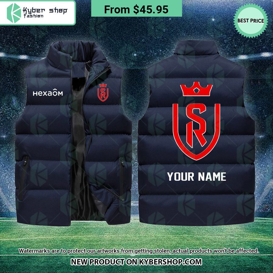 Stade de Reims CUSTOM Sleeveless Puffer Down Jacket